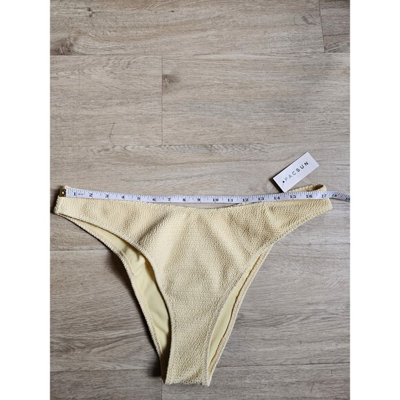 PACSUN SWIM ECO YELLOW BIKINI BOTTOM NWT SIZE XL - Picture 4 of 6
